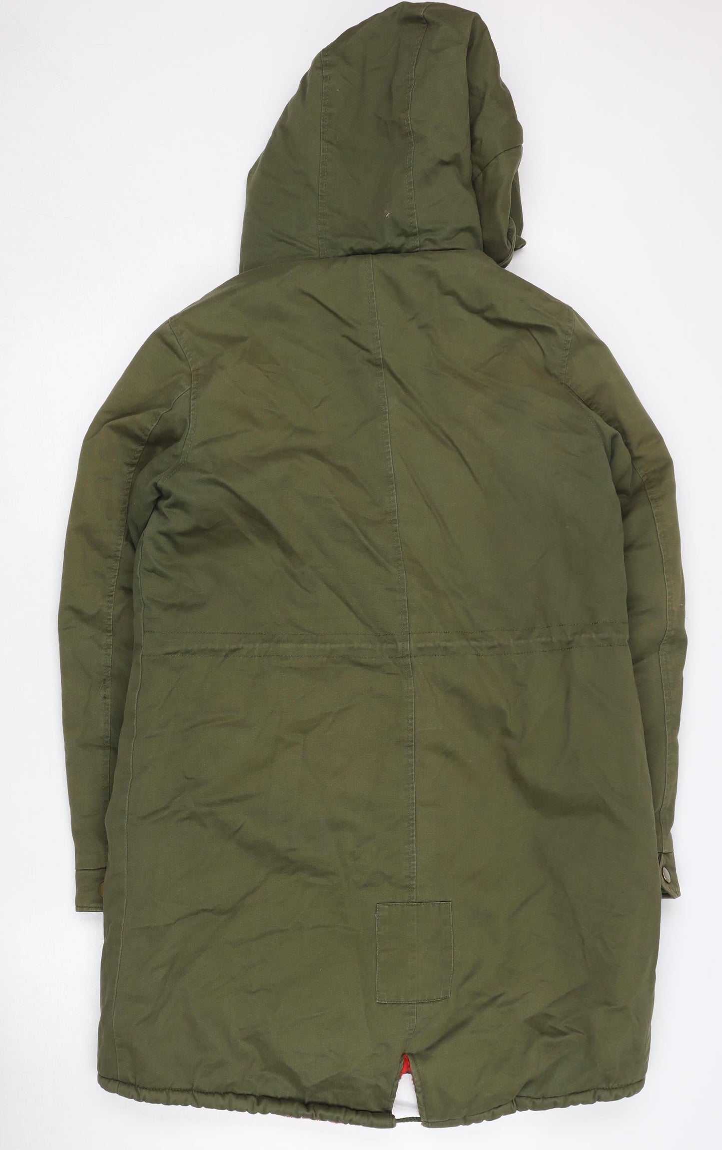Miss sissi Women’s Green Parka Hooded Jacket M