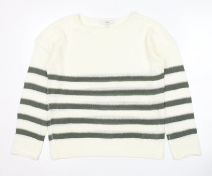 Womens UK Size 10 NEXT Ivory Pullover Jumper