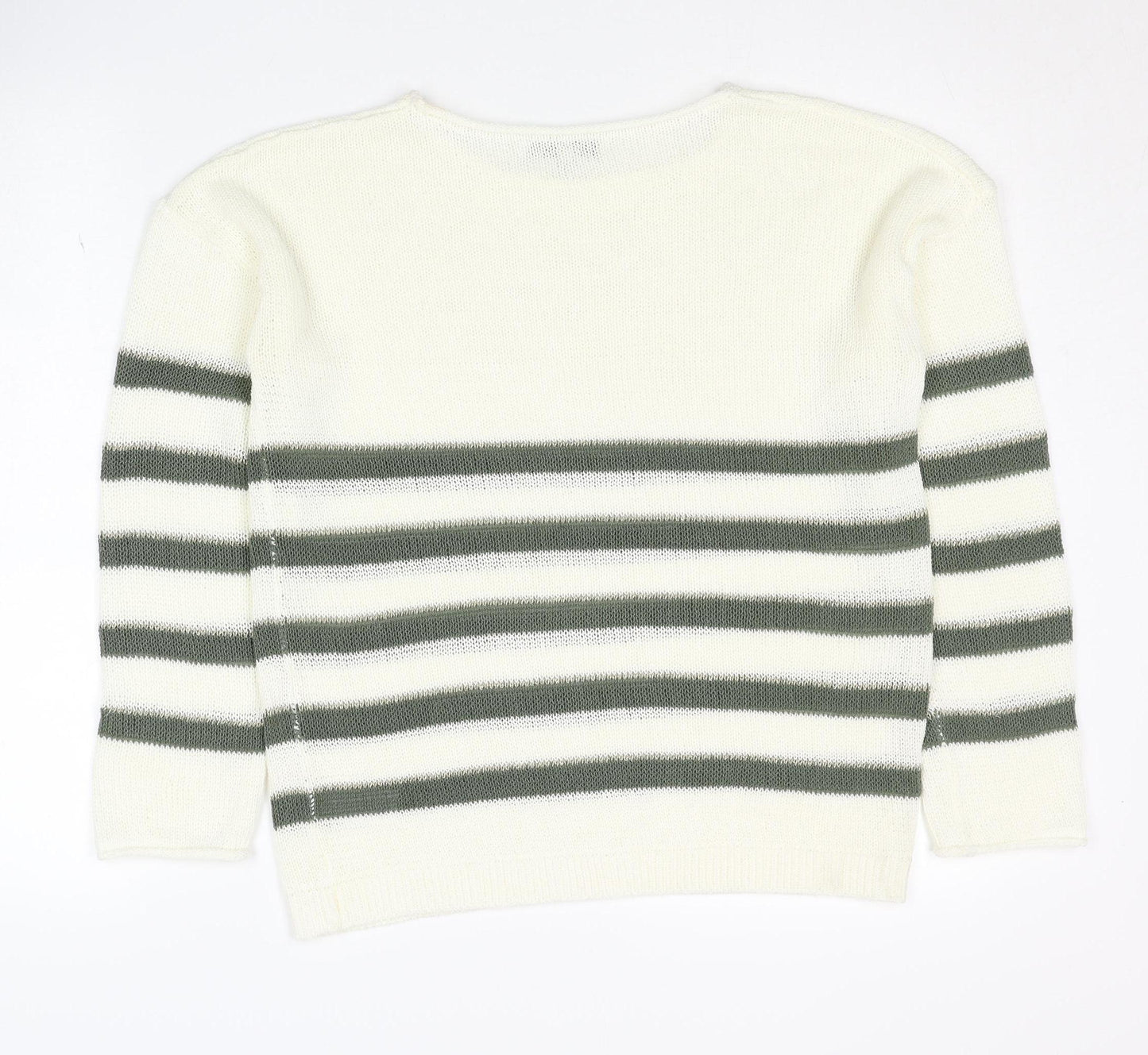 Womens UK Size 10 NEXT Ivory Pullover Jumper