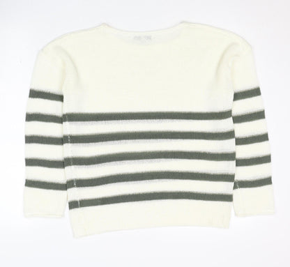 Womens UK Size 10 NEXT Ivory Pullover Jumper