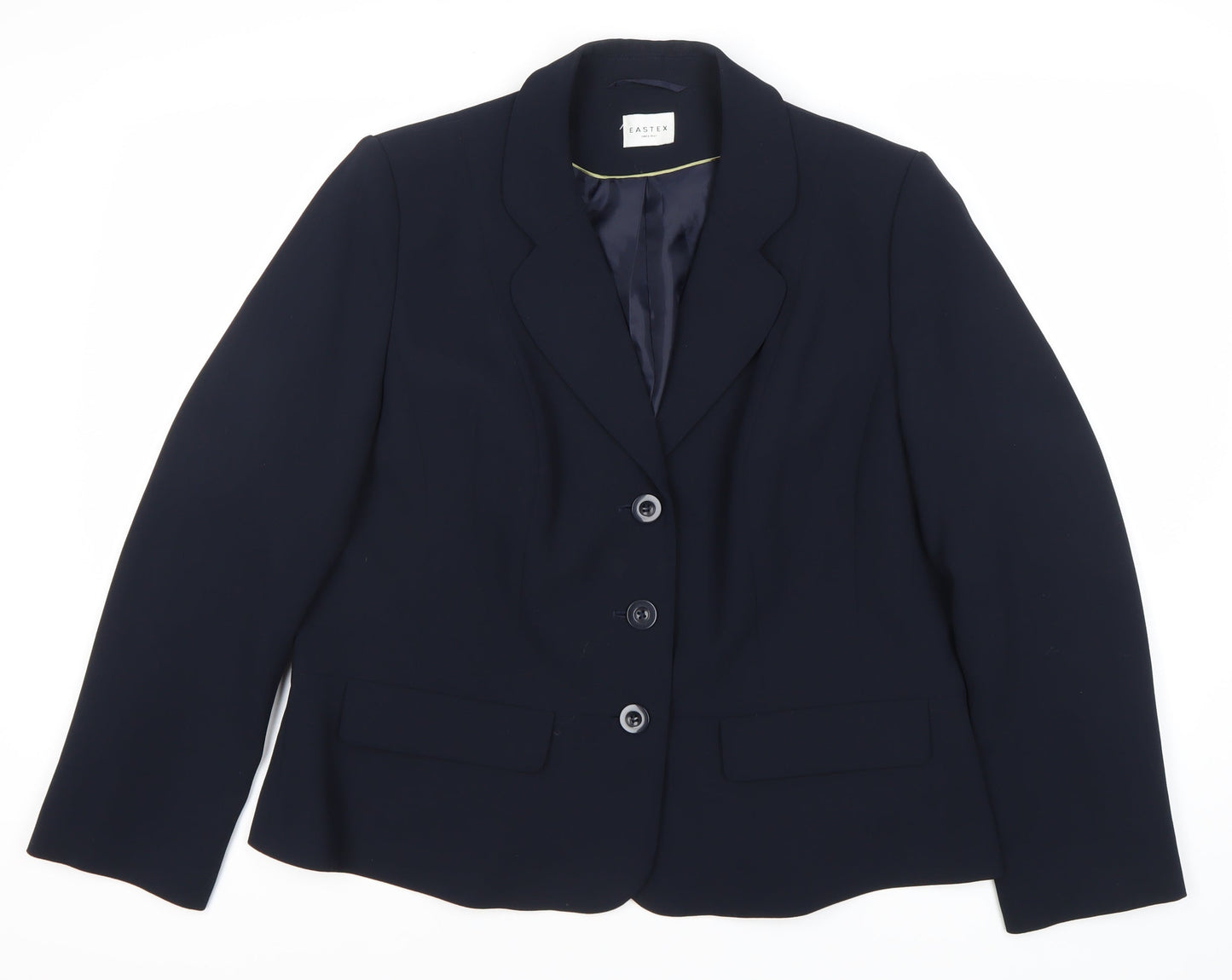 Eastex Women's Blue Blazer Size 16 Classic Workwear