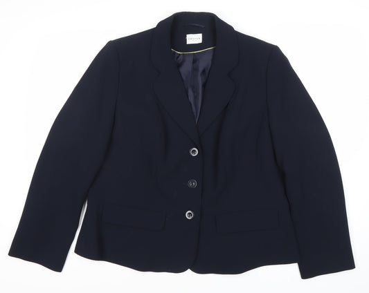 Eastex Women's Blue Blazer Size 16 Classic Workwear