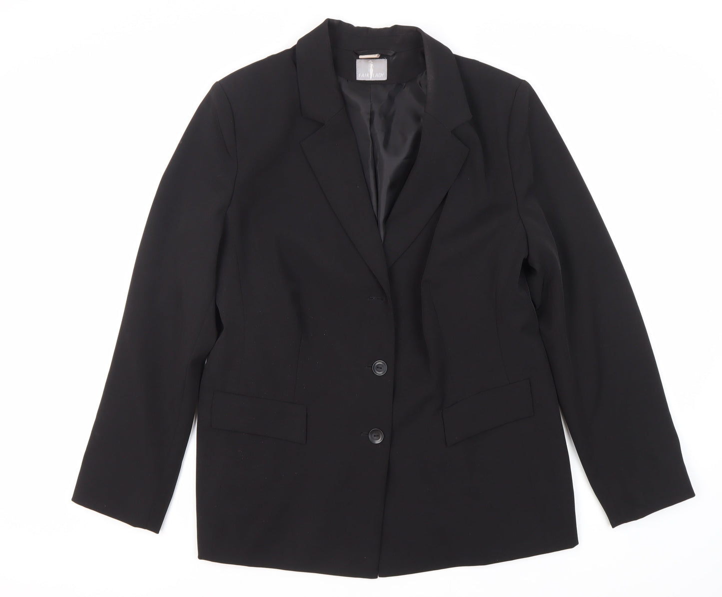 Unisex Adults UK Size M  Black Basic Jacket