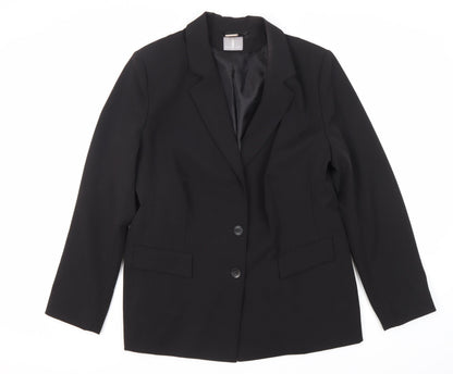 Unisex Adults UK Size M  Black Basic Jacket