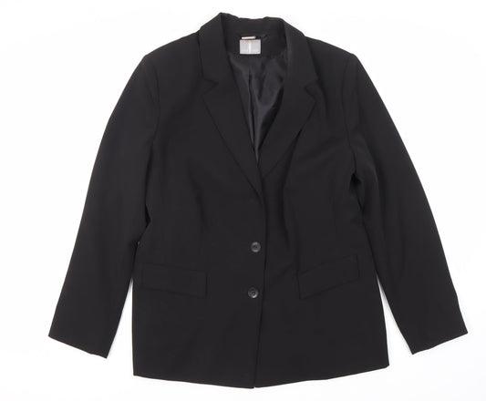 Unisex Adults UK Size M  Black Basic Jacket