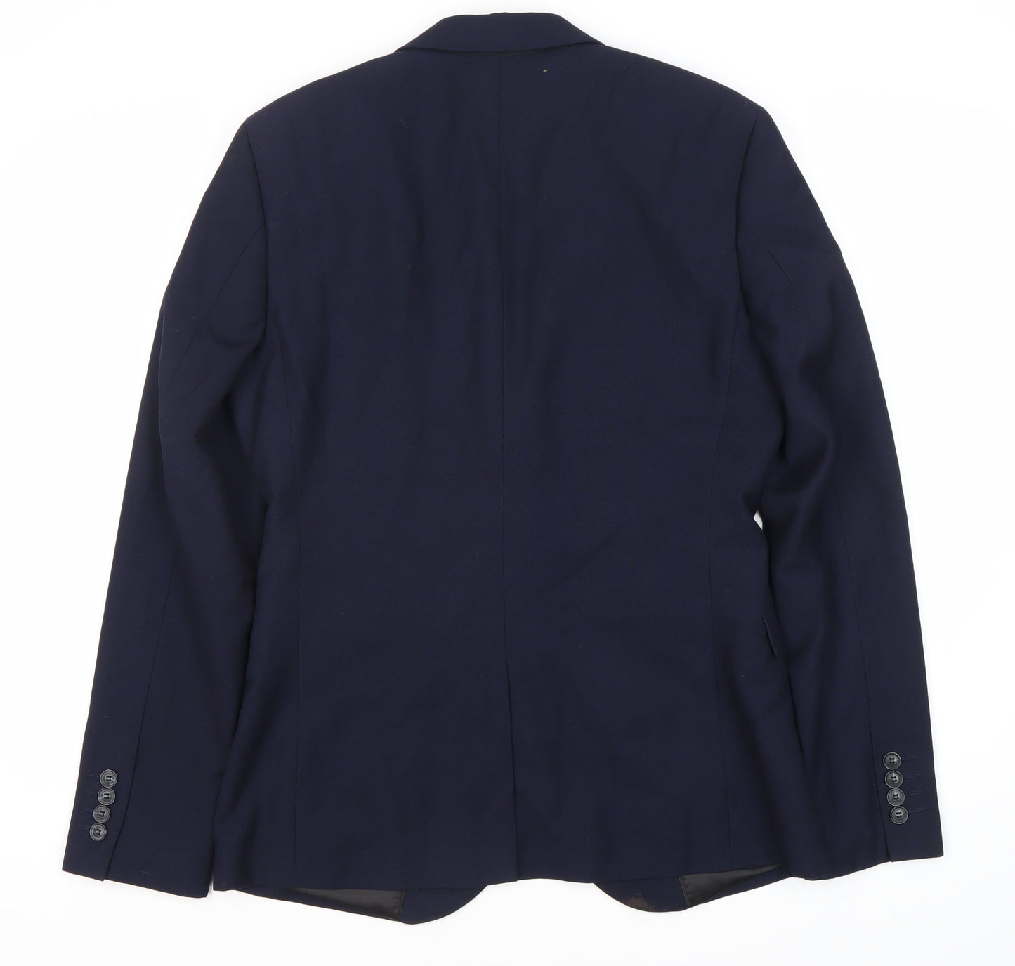 Topman Blue Unisex Slim Fit Suit Jacket Size 38