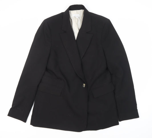Topshop Women's Black Trouser Suit Size 12