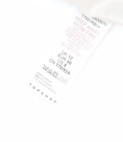 Topshop Women's Black Trouser Suit Size 12