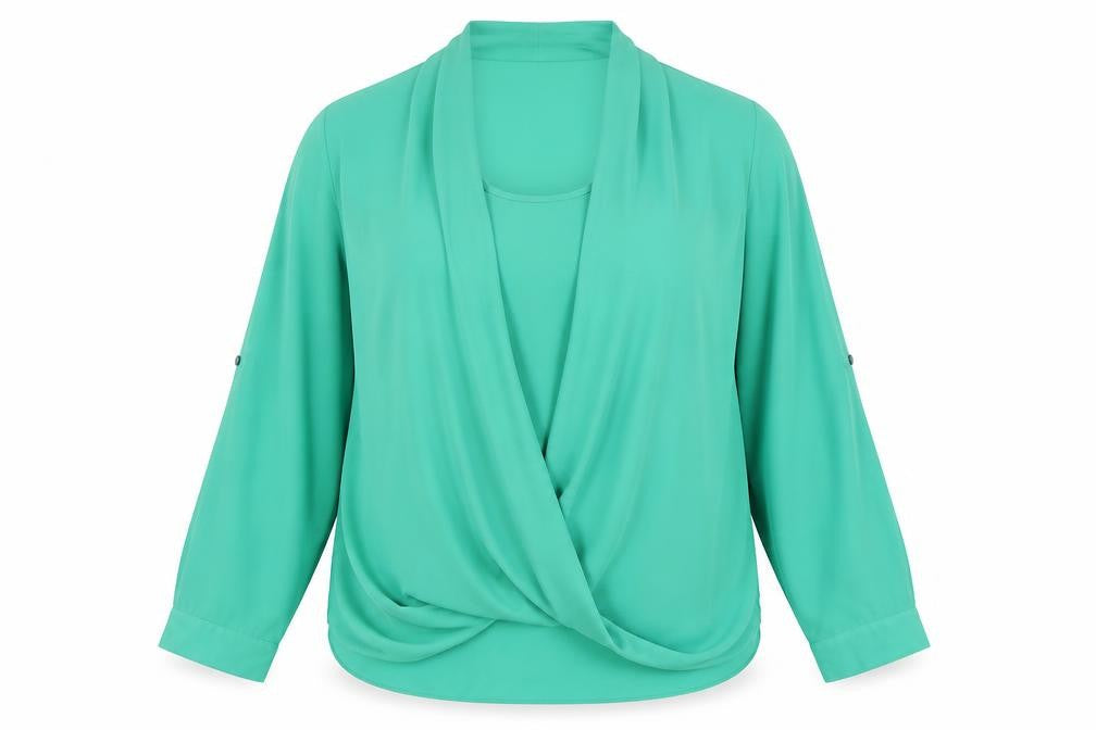 Womens UK Size 18 The Collection Green Wrap