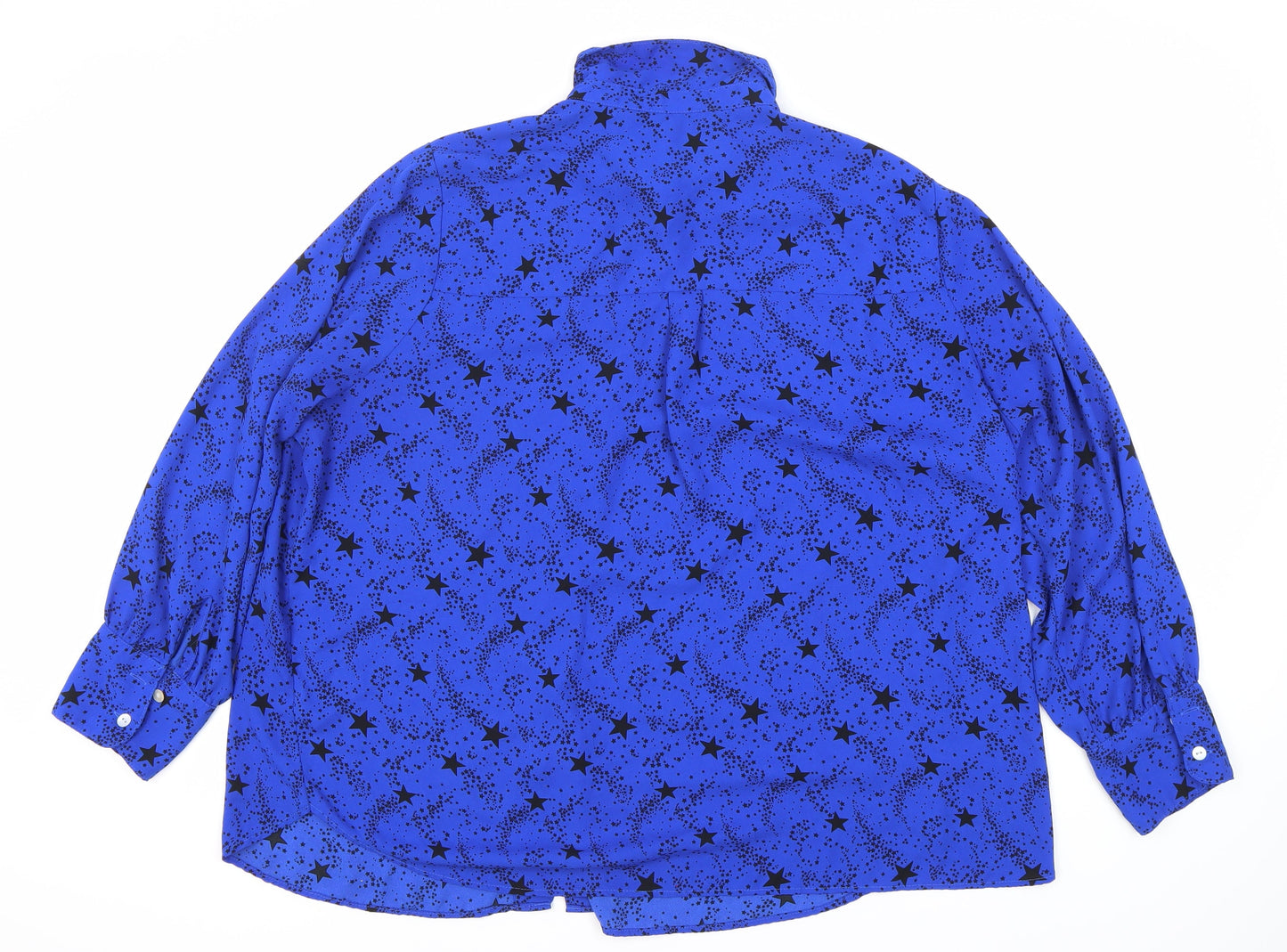 Womens UK Size 14 Marks and Spencer Blue  Button-Up