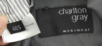 Mens UK Size 46 Charlton Gray Regular Grey Suit Jacket