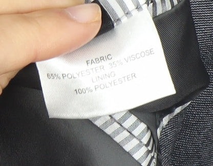 Mens UK Size 46 Charlton Gray Regular Grey Suit Jacket