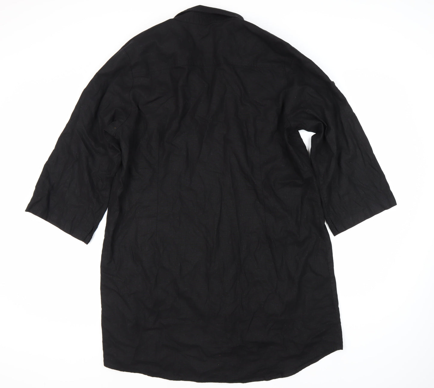 Womens UK Size 3XL Joella Di Marco Black  Button-Up