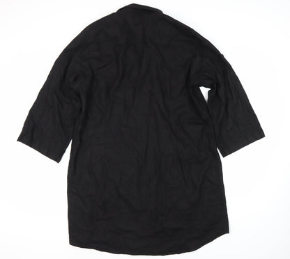 Womens UK Size 3XL Joella Di Marco Black  Button-Up