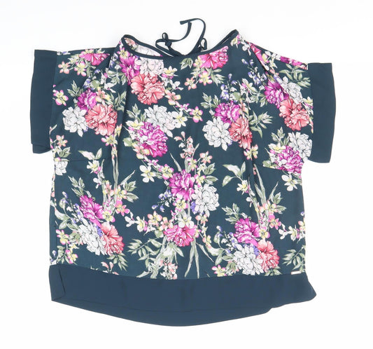 Autograph Women's Multicoloured Floral Top Size 14