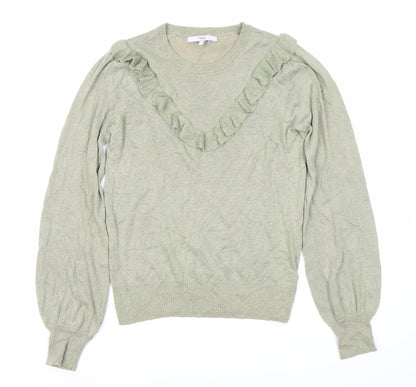Womens UK Size 10 NEXT Green Pullover Jumper