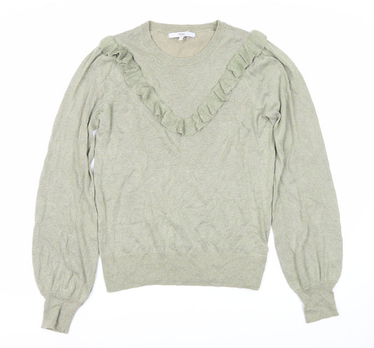 Womens UK Size 10 NEXT Green Pullover Jumper