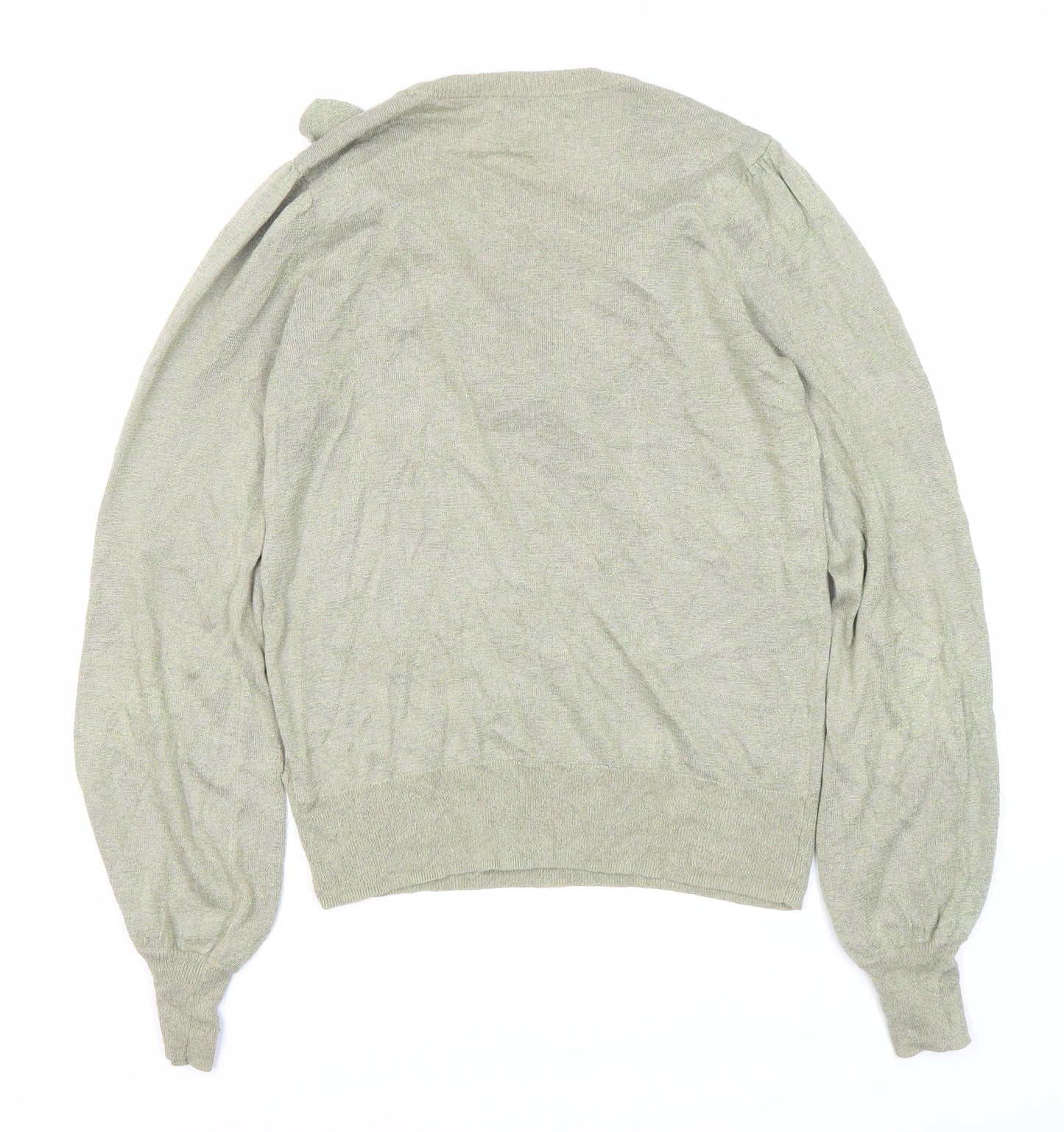 Womens UK Size 10 NEXT Green Pullover Jumper