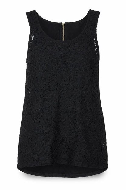 Womens UK Size 10 Topshop Black  Tank