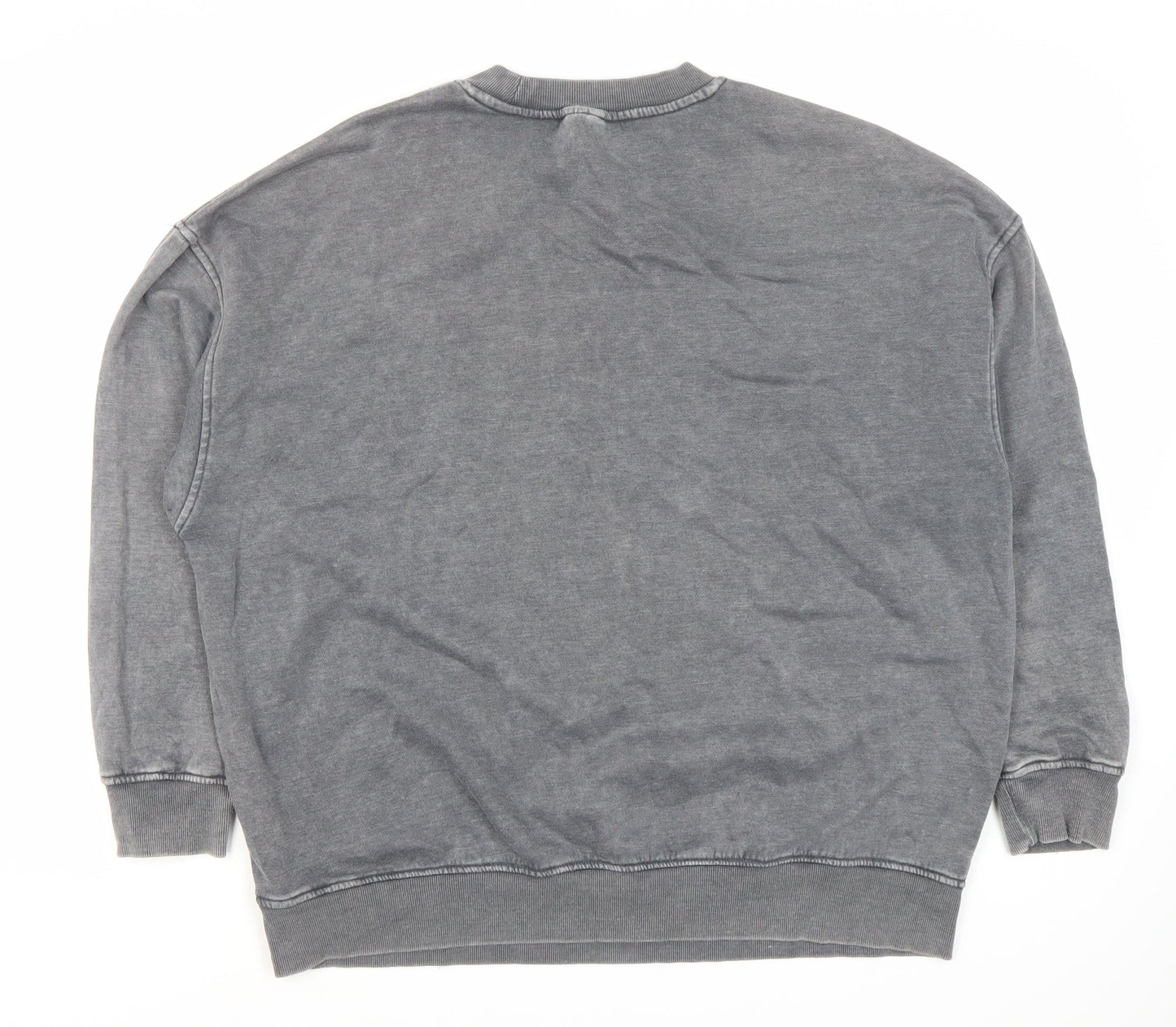 Divided Unisex Grey Pullover Sweatshirt, Size 12