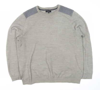New Look Men’s Grey XL Pullover Jumper