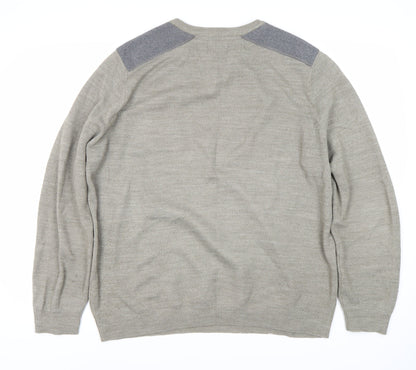 New Look Men’s Grey XL Pullover Jumper