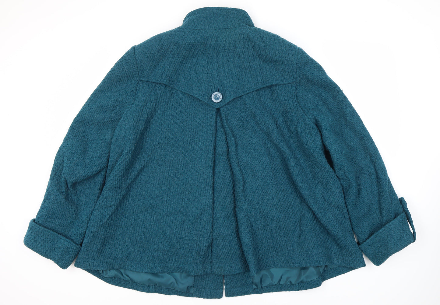 Vanilla Sands Women's Green Mid-Length Jacket Size 22