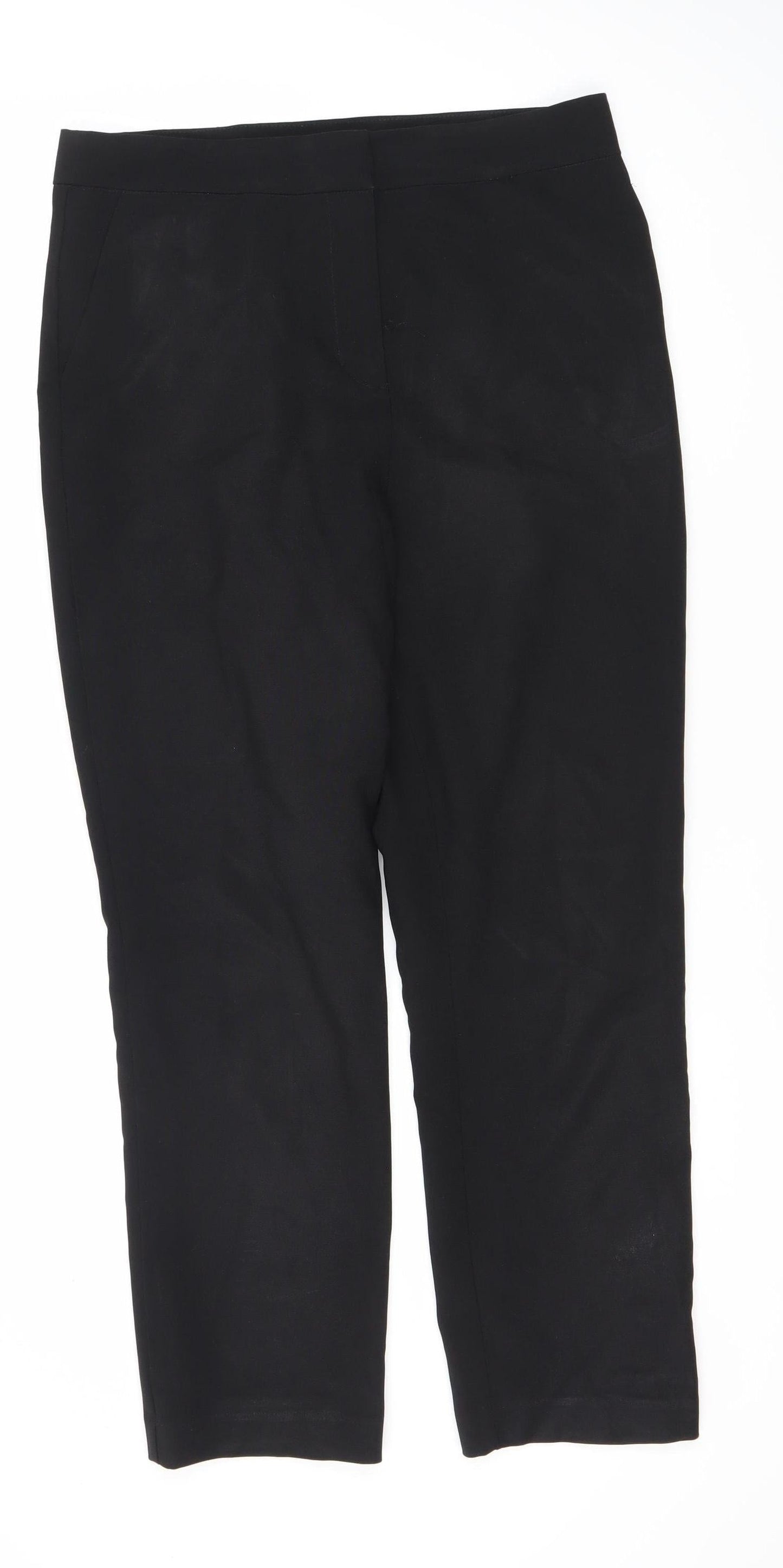 New Look Women's Black Trousers Size 14 Polyester