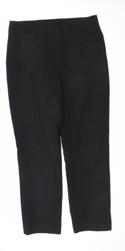 New Look Women's Black Trousers Size 14 Polyester