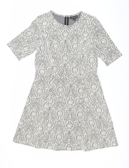 Noa Noa Women's Grey A-Line Dress, UK 8