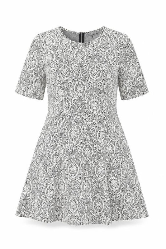 Noa Noa Women's Grey A-Line Dress, UK 8