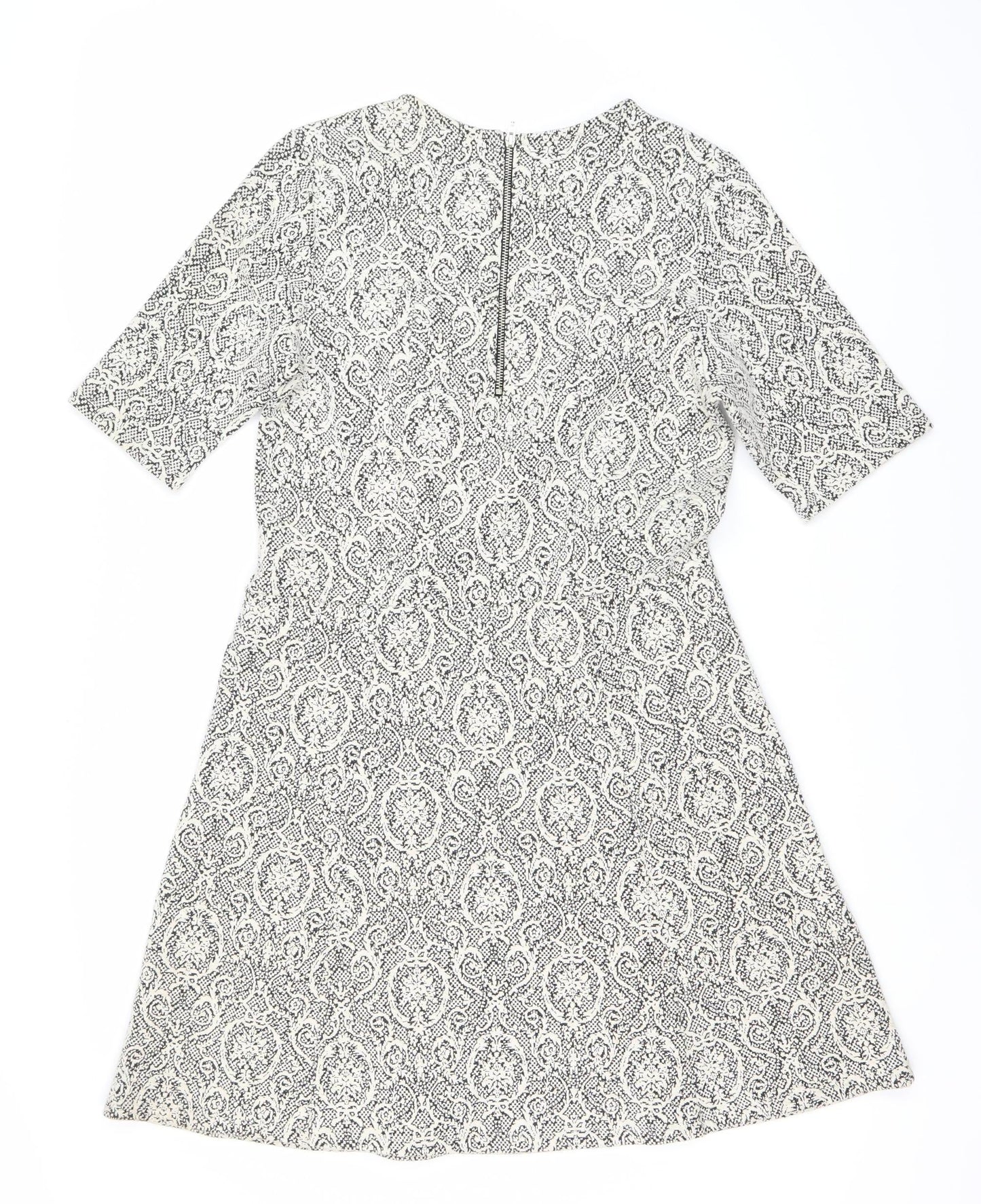 Noa Noa Women's Grey A-Line Dress, UK 8