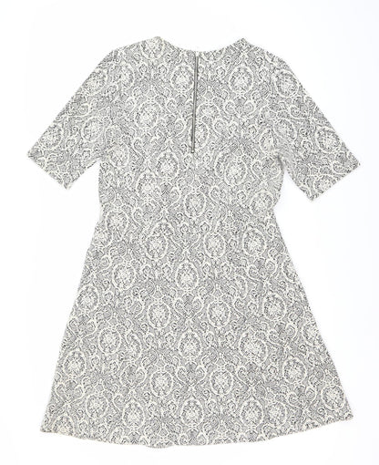 Noa Noa Women's Grey A-Line Dress, UK 8