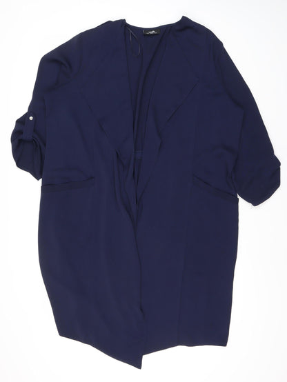 Womens UK Size 18 Wallis Blue Basic Jacket