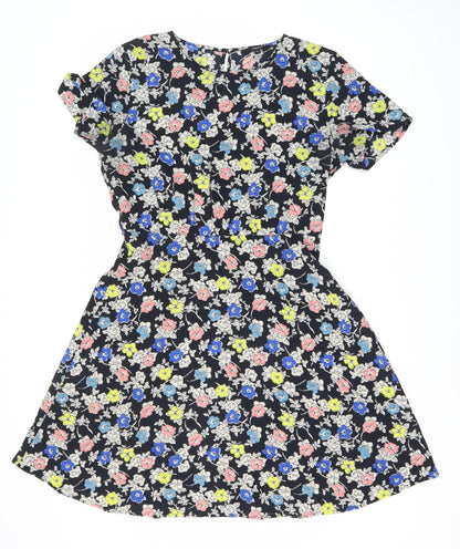 Next Women's Multicoloured Floral Dress Size 12