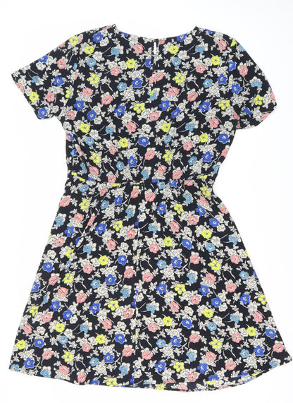 Next Women's Multicoloured Floral Dress Size 12