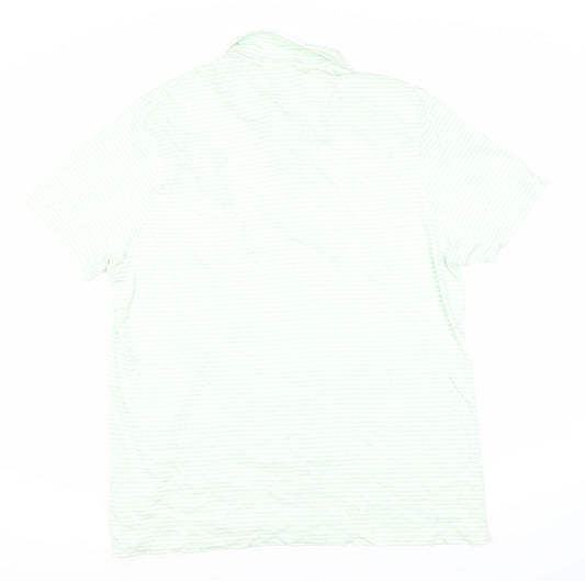 Common People Men's Multicoloured Striped Polo XL