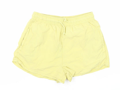 It's Trans Women's Yellow Shorts, Size S, Casual Wear