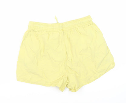 It's Trans Women's Yellow Shorts, Size S, Casual Wear
