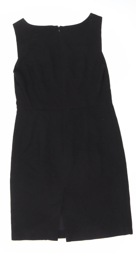Next Women's Black Sleeveless Sheath Dress Size 12