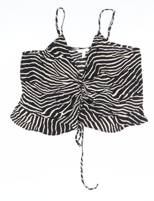 Womens UK Size 22 H&M Black Camisole Tank