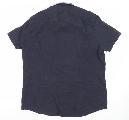 Burton Menswear London Men's Blue XL Shirt
