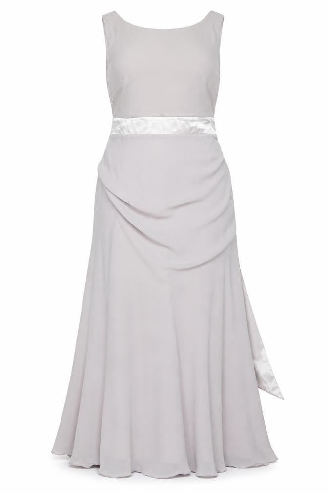 TFNC London Grey Evening Gown for Women Size 12