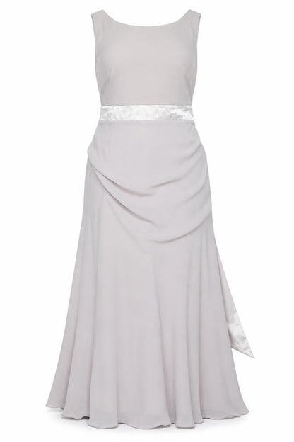 TFNC London Grey Evening Gown for Women Size 12
