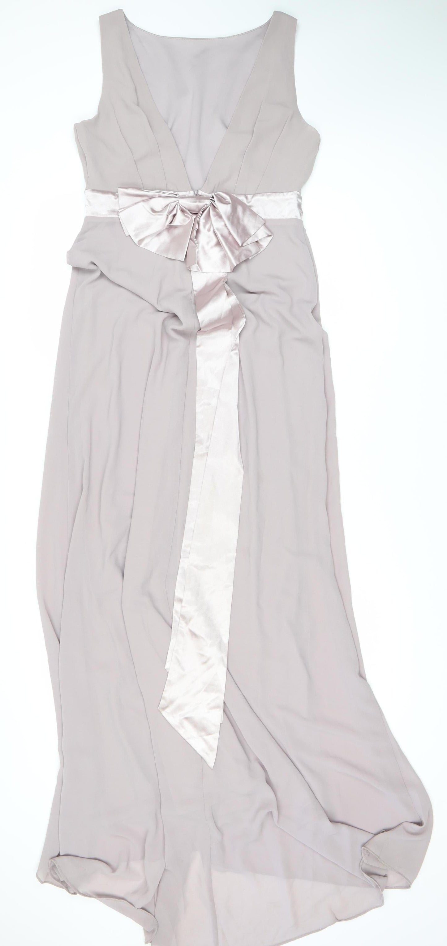 TFNC London Grey Evening Gown for Women Size 12