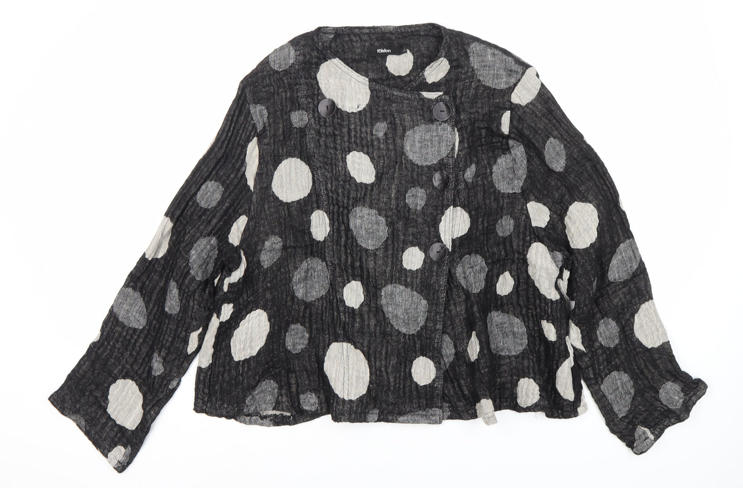 Womens UK Size L No Data Black Basic Jacket