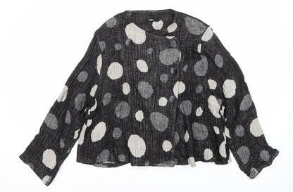 Womens UK Size L No Data Black Basic Jacket