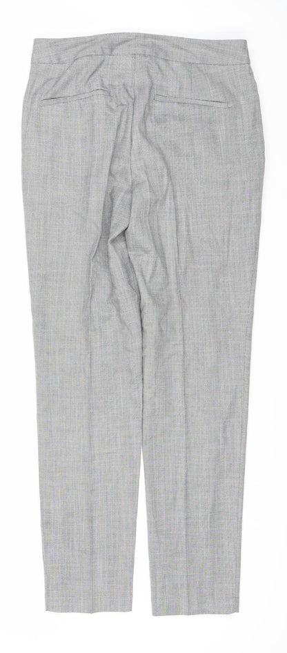 Zara Basic Women's Grey Straight Trousers Size 6