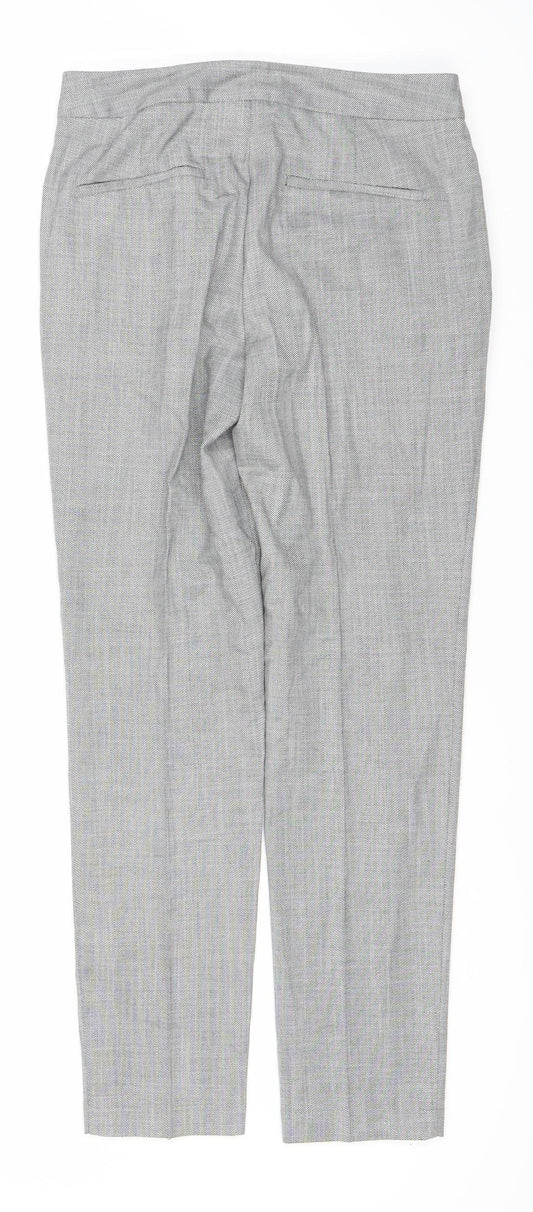 Zara Basic Women's Grey Straight Trousers Size 6