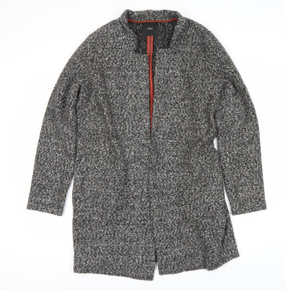 Womens UK Size 10 NEXT Grey Overcoat